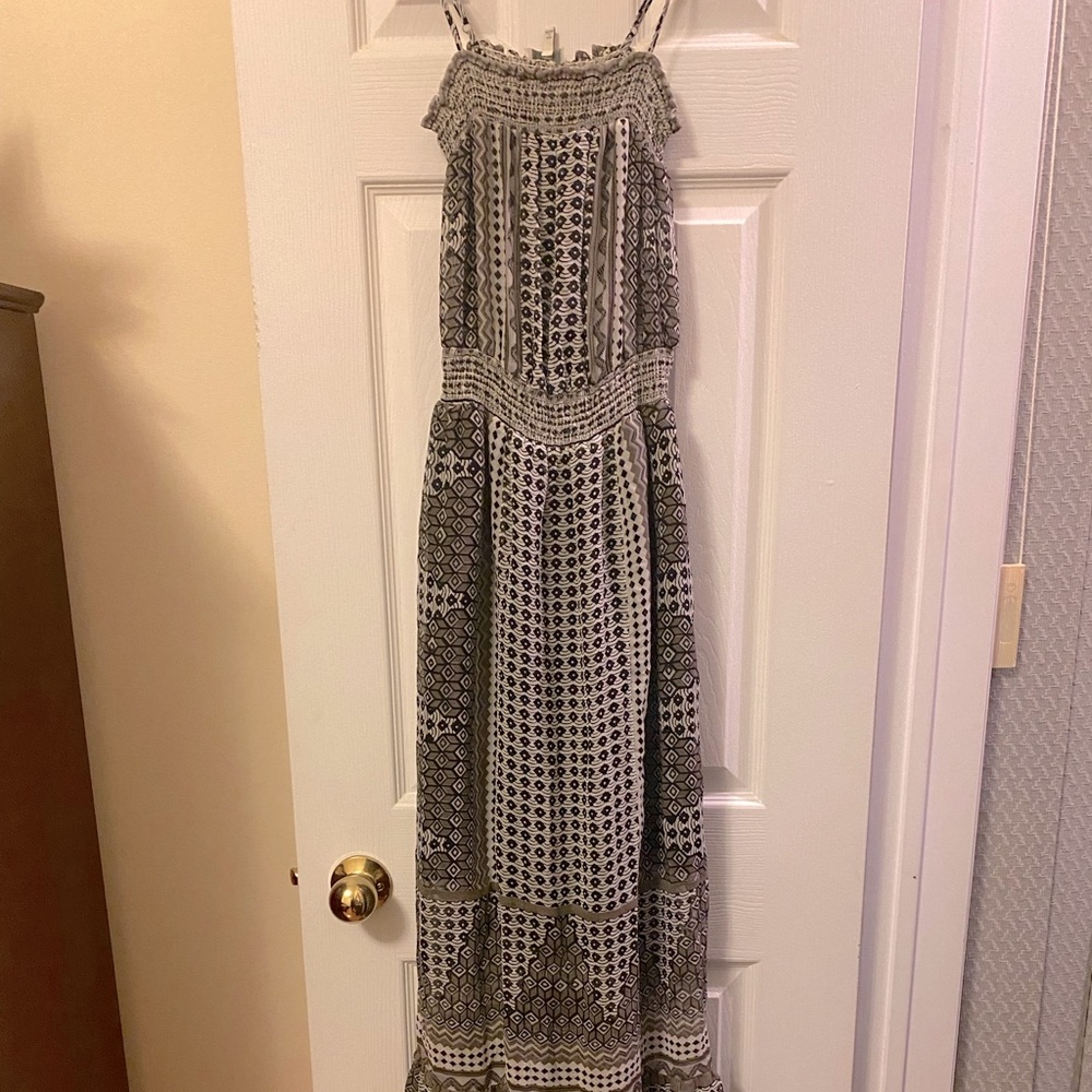 Joie Silk Printed Maxi Dress S